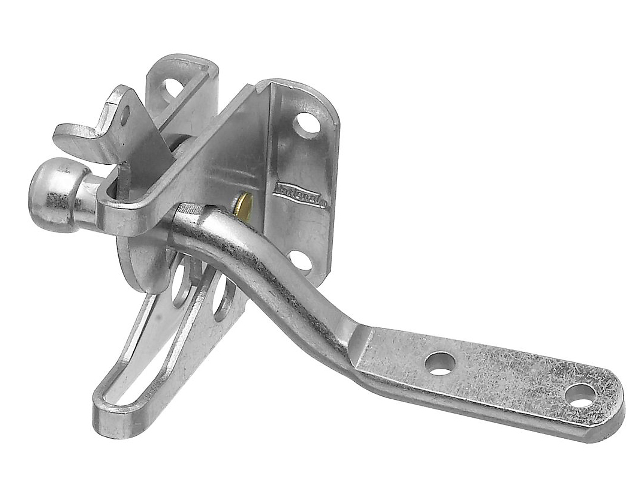 Cox Hardware and Lumber - Gate Latch Automatic Latching V21 Zinc Plated