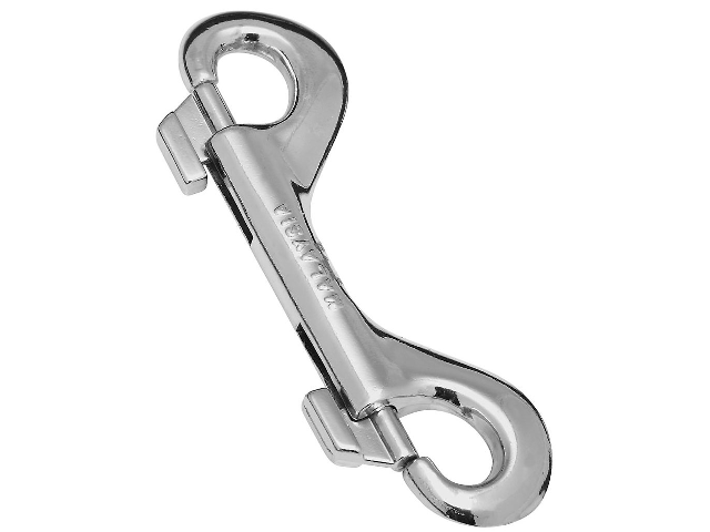 Cox Hardware and Lumber - Double Bolt Snap Nickel FInish, 4 In