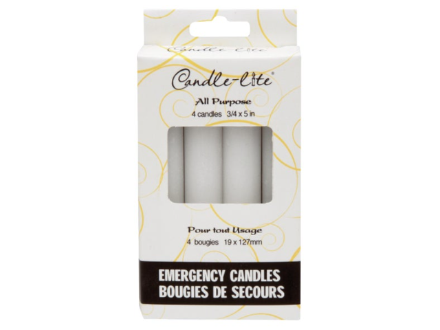 White Cartridge Candle Lamp Candle - Emergency Candles (200 Pcs per CASE)