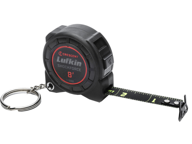 Cox Hardware and Lumber - Lufkin Key Chain Measuring Tape, 1/2 In x 8 Ft