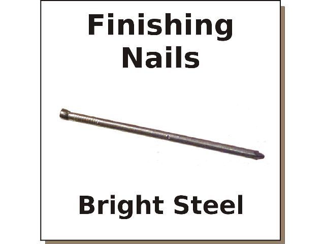 finish nail sizes
