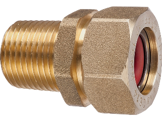 Brass Male Adapter, 1/2 In x CSST