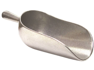 Aluminum Scoop, 10 In