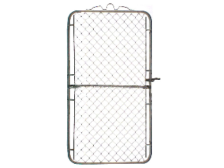 Galv Chain Link Walk Gate 39"x 72" Tall