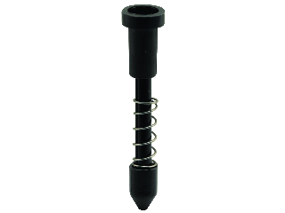 Plastic Window Screen Plunger Latch, Black