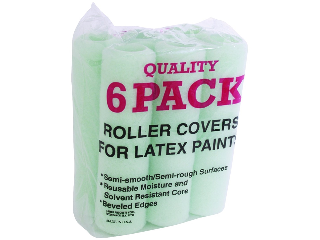 Polyester Paint Roller Cover 9 In, 6 Pack