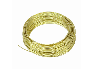 Solid Wire 20 Gauge 50 Ft Brass