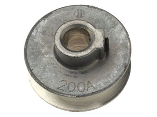 V Belt Pulley #A 2 In Diameter x 1/2 In Bore