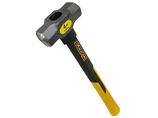 Double Face Hammer with Fiberglass Handle, 4 Lb Head