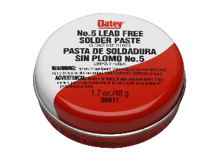 Lead Free Paste Flux With Brush, 1.7 Oz