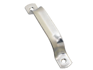 Door Pull 6-1/2" Heavy V4 Zinc Plated Steel