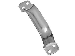 Door Pull 6-3/4" Extra Heavy Duty Plated Steel