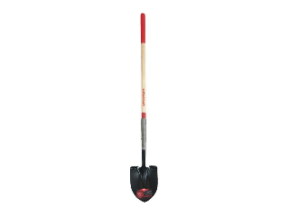 Long Handle Round Point Shovel with 48 In Wood Handle