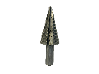 High Speed Steel Step Drill Bit 12 Steps, 3/16 In - 7/8 In