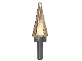 High Speed Steel Step Drill Bit 5 Steps, 7/8 In - 1-3/8 In