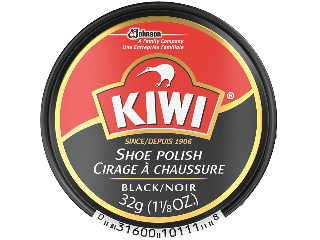 Waxed Shoe Polish Black 1-1/8 Oz