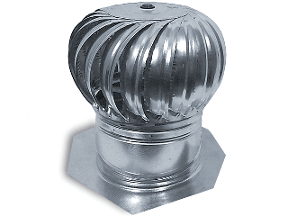 Aluminum Turbine With Base, 12 In