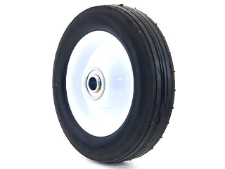 Rubber Tire 6 x 1-1/2 Steel Hub 1/2" Bore Centered