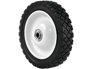 Rubber Tire 6 x 1-1/2 Steel Hub 1/2" Bore Offset