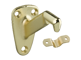 Hand Rail Bracket (1) V112 Die Cast Brass Finish