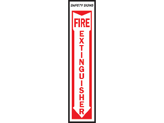 Sign 4 x 18 Glow-in-the-Dark: Fire Exitinguisher