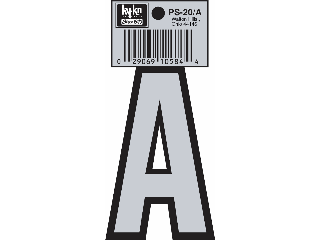 Letters & Numbers 3-1/4" Reflective (A-Z, 0-9)