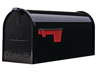 Gibraltar Elite Post Mount Mailbox #1, Black