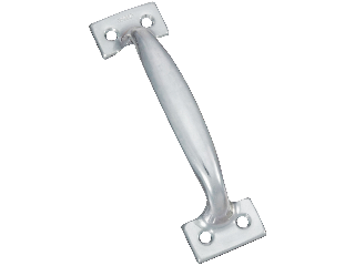 Door Pull 6-1/2" Utility SPV171 Zinc Plated Steel