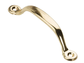 Door Pull 4-3/4" V200 Steel Brass Finish