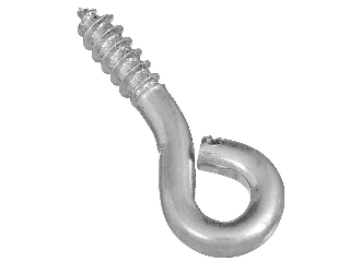 Screw Eyes (6) 1-3/8" #208 Zinc Steel