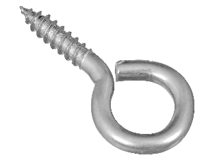 Screw Eyes Large Eye (6) 1-5/8" #8 Zinc Steel