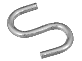 Open S Hook  1 In Zinc Plated