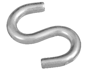 Open S Hook 2 In Zinc Plated