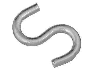 Open S Hook 2-1/2 In Zinc Plated 1 Pack