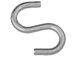 Open S Hook 3 In Zinc Plated 1 Pack