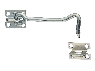 Gate Hook & Plate Staples 5" V2104 Zinc Plated