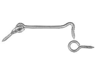 Gate Hook & Screw Eyes 6" V2106