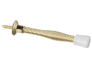 Spring Door Stop 3" V230 Bright Brass