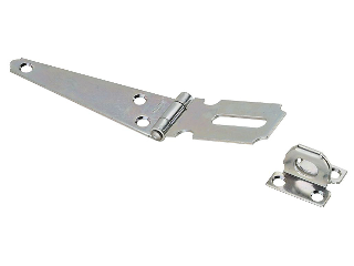 Hinge Hasp 4" V288 Zinc Plated Steel