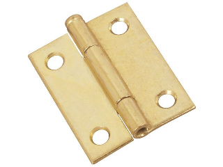 Loose-Pin Light Narrow Hinge Satin Brass, 2 In 2 Pk