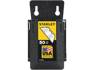 Stanley  Heavy Duty Utility Blades with Dispenser, 50 Pack