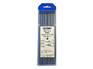 Pure Tungsten Electrode EWP 1/8 Inch, 10 Pk