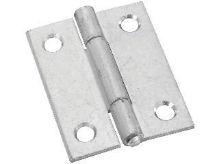 Narrow Hinges Tight Pin Zinc Plated Steel (Sizes)