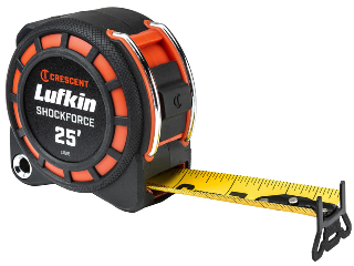 Crescent Lufkin L1125 Tape Measure 1-3/16 In W Blade, 25 ft L Blade