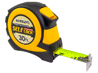 Komelon Self Lock Evolution Measuring Tape, 1 In x 30 Ft