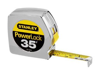 Powerlock Retractable Measuring Tape, 1 In X 35 Ft