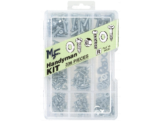 Handyman Assorted Fastener Kit 336 Pieces