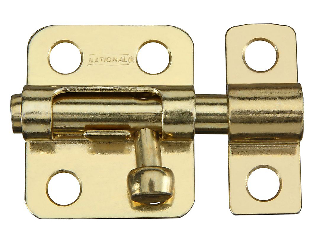 Window Bolt 2" V833 Steel Brass Finish