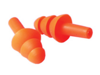 Reusable Orange Uncorded Ear Plugs