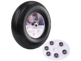 Martin Wheelbarrow Wheel with Universal Hub, 13 In DIA